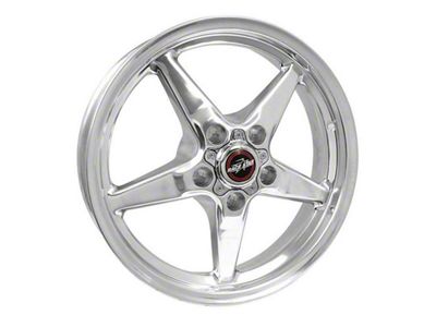 Race Star 92 Drag Star Polished 4-Wheel Kit; 17x4.5; -12mm Offset