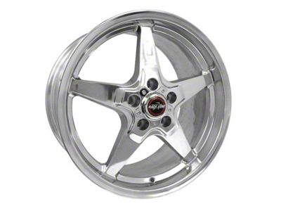 Race Star 92 Drag Star Polished 4-Wheel Kit; 18x10.5; 32mm Offset