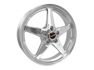 Race Star 92 Drag Star Polished 4-Wheel Kit; 18x5; -25.40mm Offset