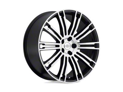 RedBourne Manor Matte Black with Machined Face 4-Wheel Kit; 20x9.5; 32mm Offset