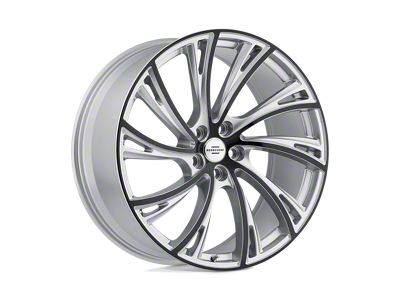 RedBourne Noble Gloss Titanium with Gloss Black Face 4-Wheel Kit; 22x10; 37mm Offset