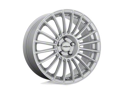 Rotiform BUC Gloss Silver 4-Wheel Kit; 18x9.5; 35mm Offset