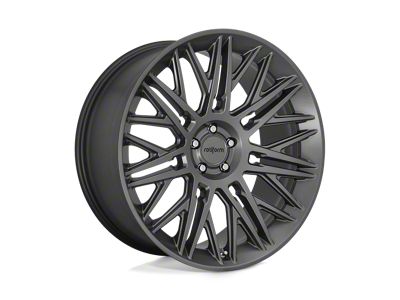 Rotiform JDR Matte Anthracite 4-Wheel Kit; 22x10; 30mm Offset; 6x139.7mm Bolt Pattern; 106.10mm Hub Bore