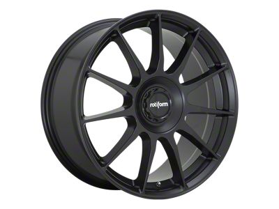 Rotiform DTM Satin Black 4-Wheel Kit; 20x10; 40mm Offset