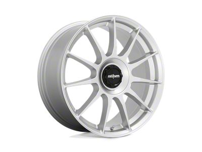 Rotiform DTM Silver 4-Wheel Kit; 20x8.5; 35mm Offset; 5x112/5x120mm Bolt Pattern; 72.56mm Hub Bore