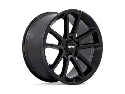Rotiform BTL Matte Black with Black Cap and Inside Spoke Details 4-Wheel Kit; 21x10.5; 38mm Offset