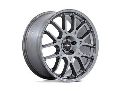 Rotiform ZWS Gloss Anthracite 4-Wheel Kit; 22x12; 30mm Offset