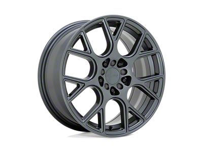 RUFF Drift Gloss Gunmetal 4-Wheel Kit; 18x8; 38mm Offset