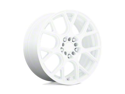 RUFF Drift Gloss White 4-Wheel Kit; 18x8; 38mm Offset