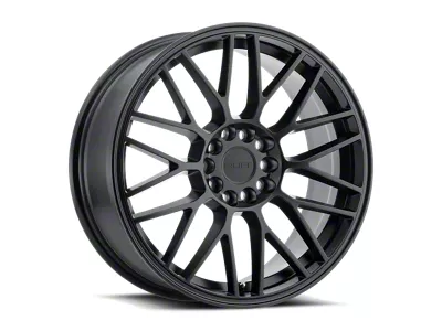 RUFF Overdrive Matte Black 4-Wheel Kit; 18x8; 38mm Offset
