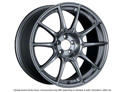 SSR GTX01 Dark Silver 4-Wheel Kit; 17x9; 38mm Offset