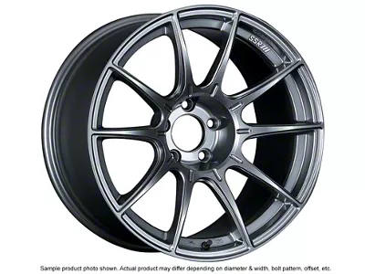 SSR GTX01 Dark Silver 4-Wheel Kit; 18x10.5; 15mm Offset