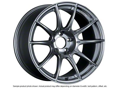 SSR GTX01 Dark Silver 4-Wheel Kit; 18x9.5; 22mm Offset