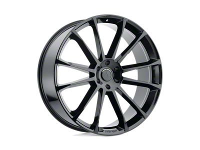 Status Goliath Gloss Black 4-Wheel Kit; 22x9.5; 15mm Offset