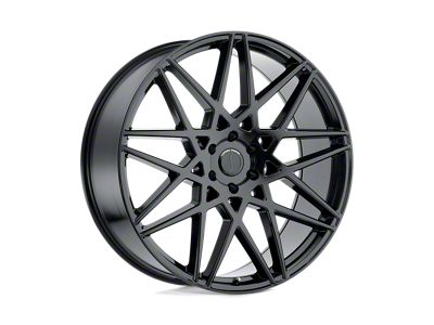 Status Griffin Gloss Black 4-Wheel Kit; 24x9.5; 15mm Offset