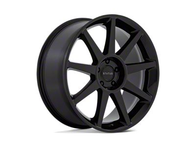 Status Mammoth Gloss Black 4-Wheel Kit; 22x9.5; 30mm Offset