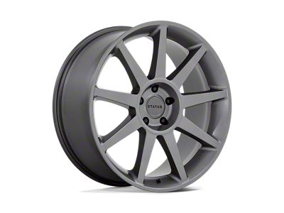 Status Mammoth Matte Anthracite 4-Wheel Kit; 22x9.5; 30mm Offset