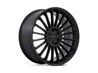 Status Venti Matte Black 4-Wheel Kit; 22x9.5; 25mm Offset