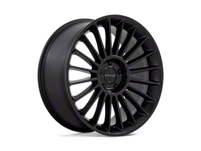 Status Venti Matte Black 4-Wheel Kit; 22x9.5; 30mm Offset