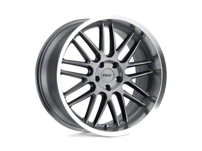 TSW Avalon Gunmetal with Brushed Gunmetal Face and Machined Lip 4-Wheel Kit; 20x10; 35mm Offset