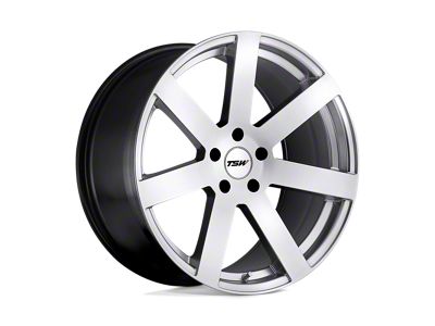 TSW Bardo Hyper Silver 4-Wheel Kit; 20x10; 25mm Offset