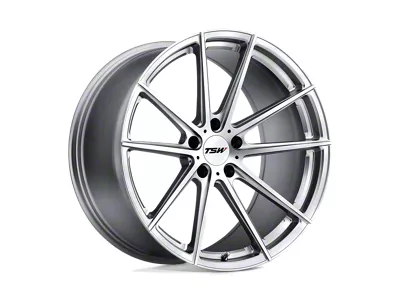 TSW Bathurst Silver with Mirror Cut Face 4-Wheel Kit; 19x9; 15mm Offset