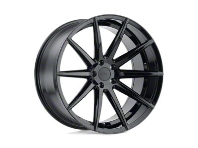 TSW Clypse Gloss Black 4-Wheel Kit; 20x8.5; 30mm Offset; 5x114.3mm Bolt Pattern; 76.10mm Hub Bore