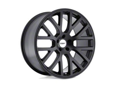 TSW Donington Matte Black 4-Wheel Kit; 22x10.5; 35mm Offset; 5x120mm Bolt Pattern; 76.10mm Hub Bore