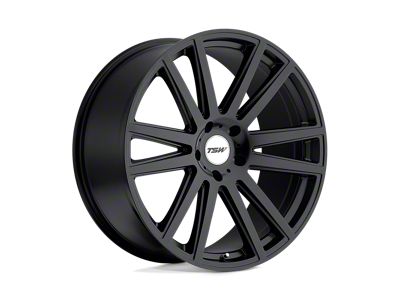 TSW Gatsby Matte Black 4-Wheel Kit; 20x10; 44mm Offset; 5x112mm Bolt Pattern; 66.56mm Hub Bore