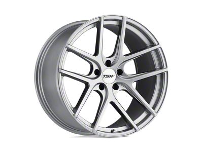 TSW Geneva Matte Titanium Silver 4-Wheel Kit; 18x9.5; 39mm Offset