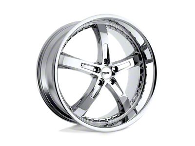 TSW Jarama Chrome 4-Wheel Kit; 17x8; 35mm Offset