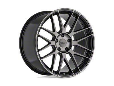 TSW Nord Semi Gloss Black Milled-Machined Dark Tint Face 4-Wheel Kit; 20x10.5; 42mm Offset