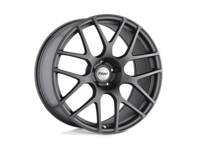 TSW Nurburgring Matte Gunmetal 4-Wheel Kit; 21x10; 35mm Offset