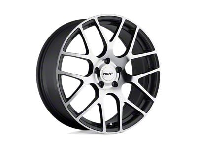 TSW Nurburgring Gunmetal with Mirror Cut Face 4-Wheel Kit; 22x10.5; 32mm Offset; 5x120mm Bolt Pattern; 76.10mm Hub Bore