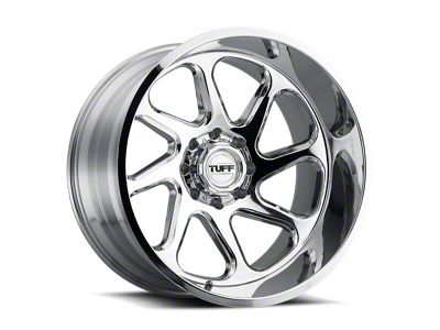 Tuff A.T. T2B Chrome 4-Wheel Kit; Right Directional; 22x12; -45mm Offset