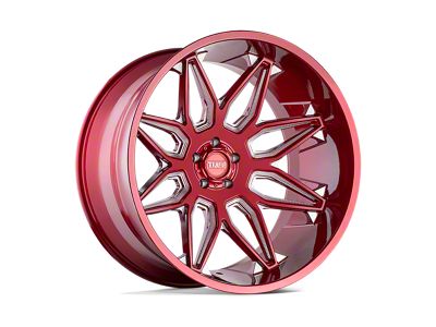 Tuff A.T. T3B Candy Red 4-Wheel Kit; 20x12; 40mm Offset