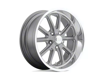 US Mag Rambler Matte Gunmetal Machined 4-Wheel Kit; 20x8.5; 15mm Offset