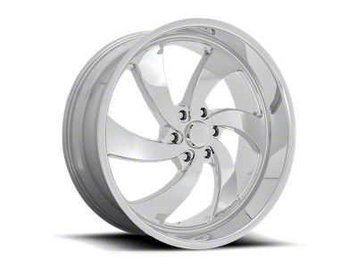 US Mag Desperado Chrome 4-Wheel Kit; 24x10; 25mm Offset