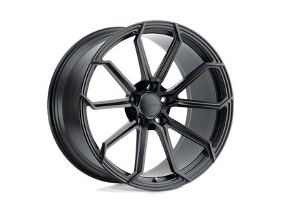 Victor Equipment Fox Forged Matte Black 4-Wheel Kit; 21x12; 48mm Offset