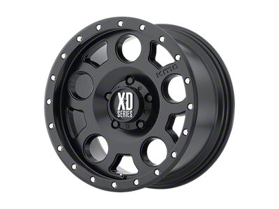 XD Enduro Pro Satin Black with Reinforcing Ring 4-Wheel Kit; 20x9; 18mm Offset