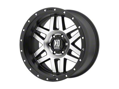 XD Machete Black Machined 4-Wheel Kit; 20x9; 18mm Offset