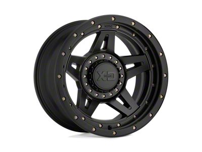 XD Brute Satin Black 4-Wheel Kit; 20x9; 0mm Offset; 6x135/6x139.7mm Bolt Pattern; 106.10mm Hub Bore