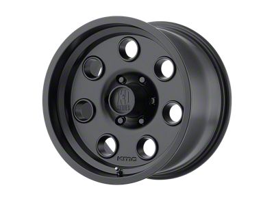 XD Pulley Satin Black 4-Wheel Kit; 17x9; -12mm Offset; 5x139.7mm Bolt Pattern; 108mm Hub Bore