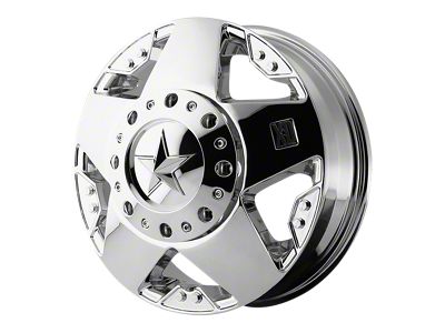 XD Rockstar Chrome 4-Wheel Kit; 16x6; 111mm Offset; 8x170mm Bolt Pattern; 125.10mm Hub Bore