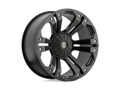 XD Monster Matte Black 4-Wheel Kit; 18x9; -12mm Offset
