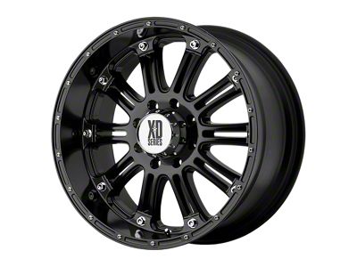 XD Hoss Gloss Black 4-Wheel Kit; 18x9; 18mm Offset