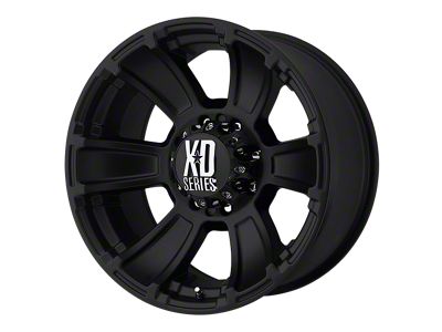 XD Revolver Matte Black 4-Wheel Kit; 20x9; 18mm Offset; 6x139.7mm Bolt Pattern; 106.10mm Hub Bore
