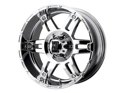 XD Spy Chrome 4-Wheel Kit; 20x9; -12mm Offset; 6x135mm Bolt Pattern; 87.10mm Hub Bore