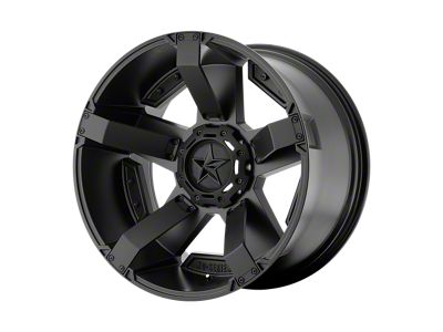XD Rockstar II Matte Black 4-Wheel Kit; 20x12; -44mm Offset; 5x127/5x139.7mm Bolt Pattern; 78.10mm Hub Bore