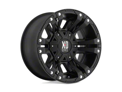 XD Monster II Matte Black 4-Wheel Kit; 17x9; 30mm Offset